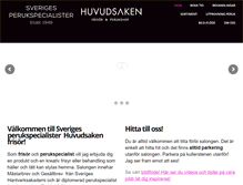 Tablet Screenshot of huvudsakenfrisor.se